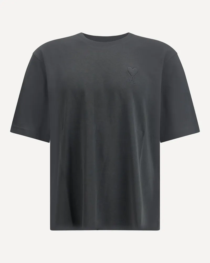 AMI Paris Ami De Coeur T-Shirt Male Grey