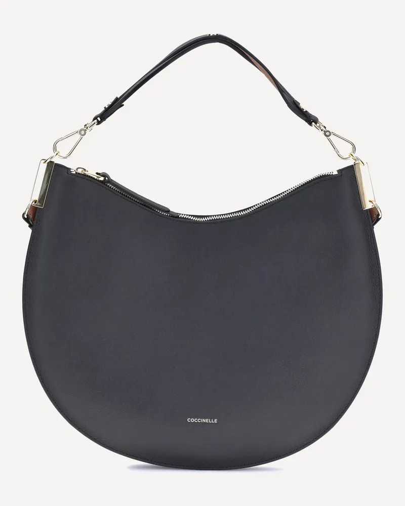 Coccinelle Sun Up Shoulder Bag Female Black