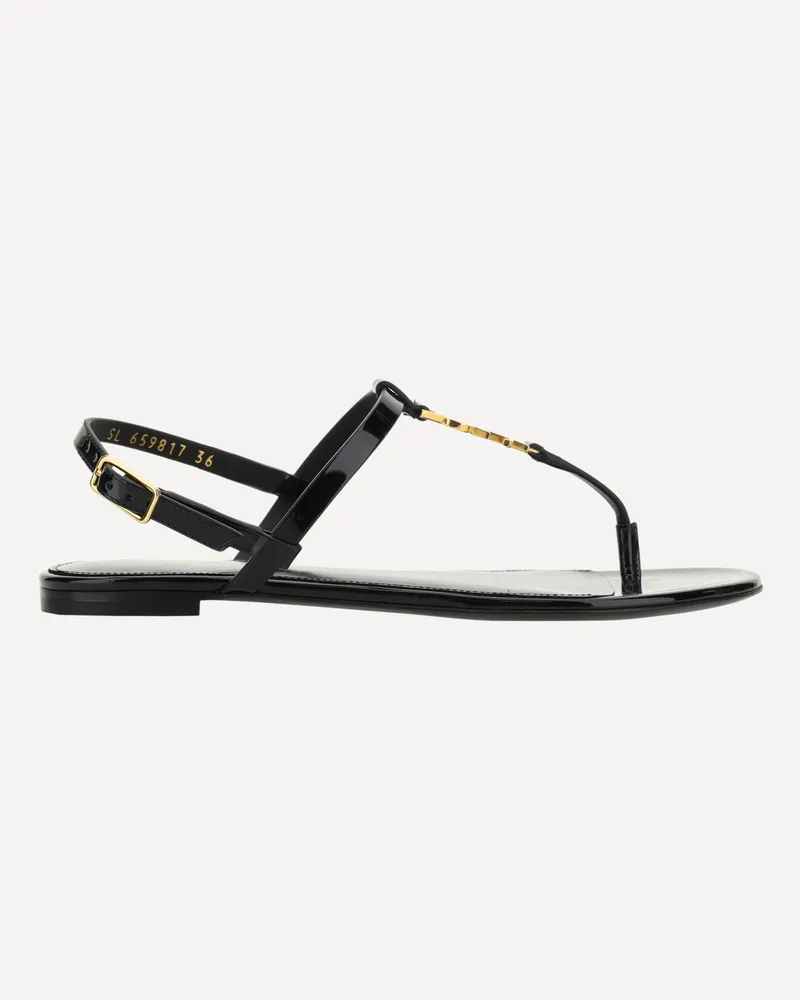 Saint Laurent Cassandra Sandals Female Black