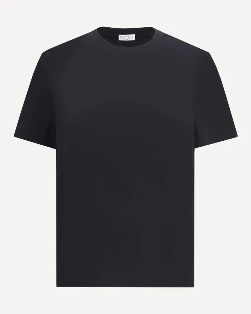 Brunello Cucinelli Monochrome T-Shirt Female Black