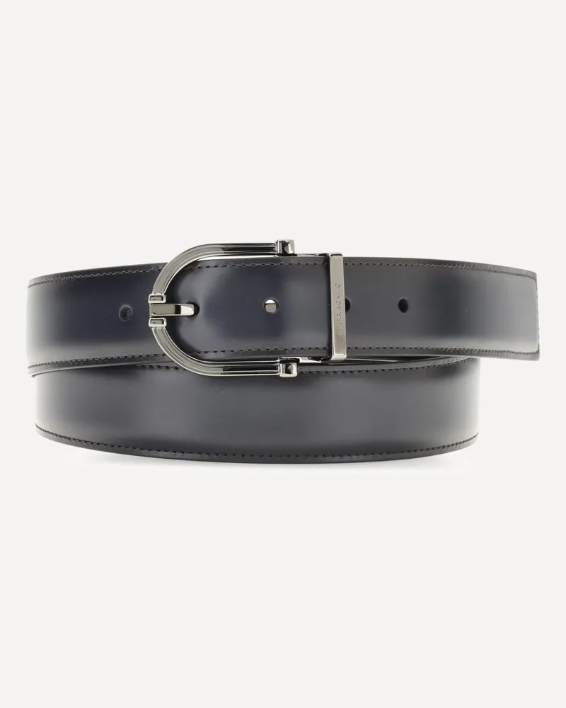 Ferragamo Reversible leather Belt Male Black