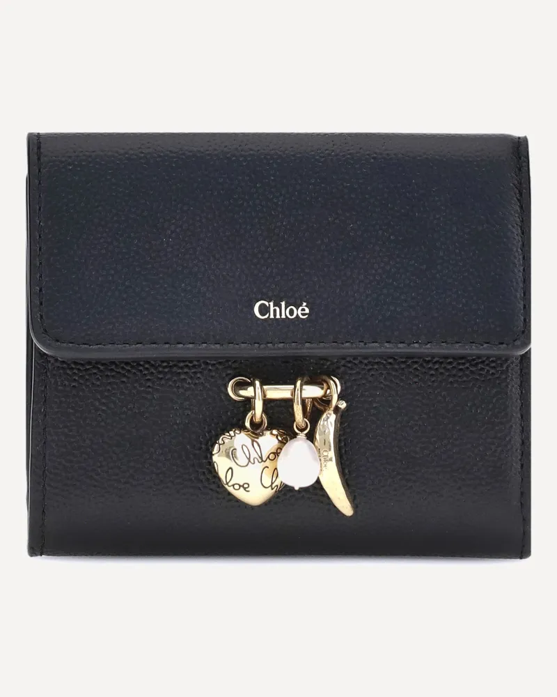 Chloé Charms trifold Wallet Female Black