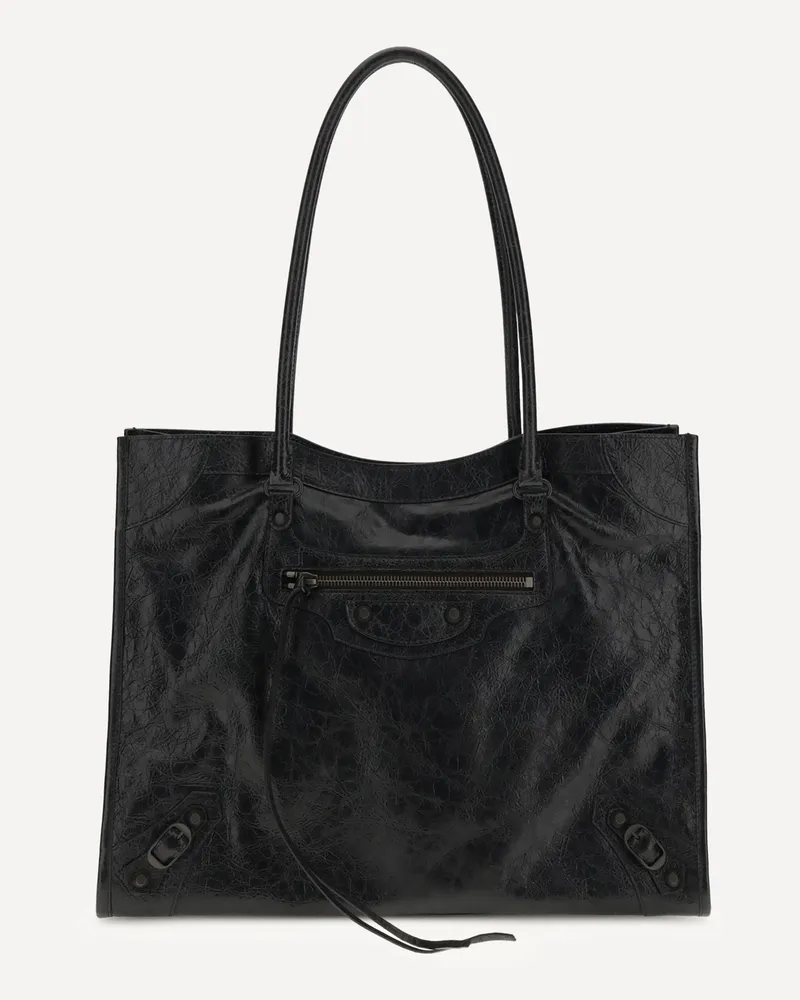 Balenciaga Le City Tote Bag Female Black