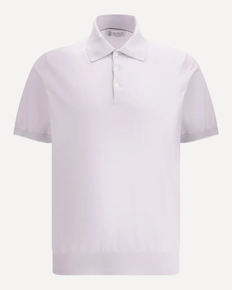 Brunello Cucinelli Polo Shirt Male Pink
