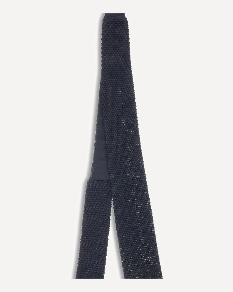 Brunello Cucinelli Knitted Tie Male Blue