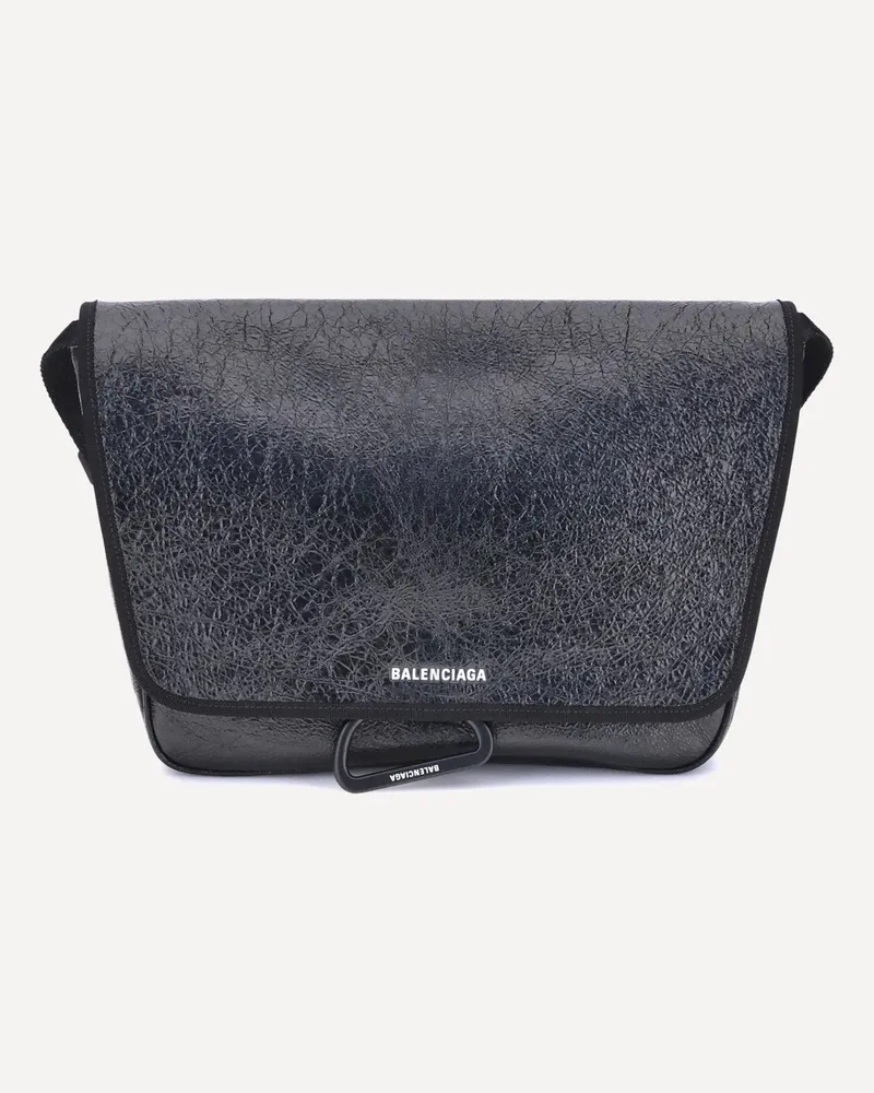 Balenciaga Explorer Shoulder Bag Male Black
