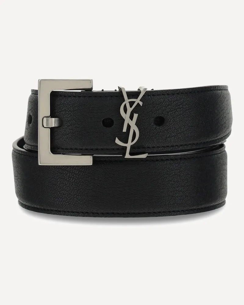 Saint Laurent Belt Male Black