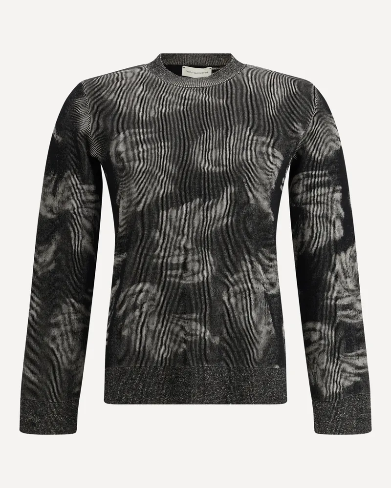 Dries van Noten Jacquard pattern Sweater Male Multicolour