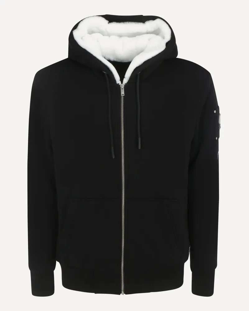 Moose Knuckles Bunny Hoodie Male Black