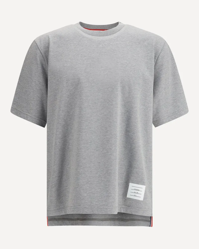 Thom Browne Oversized T-Shirt Male Grey