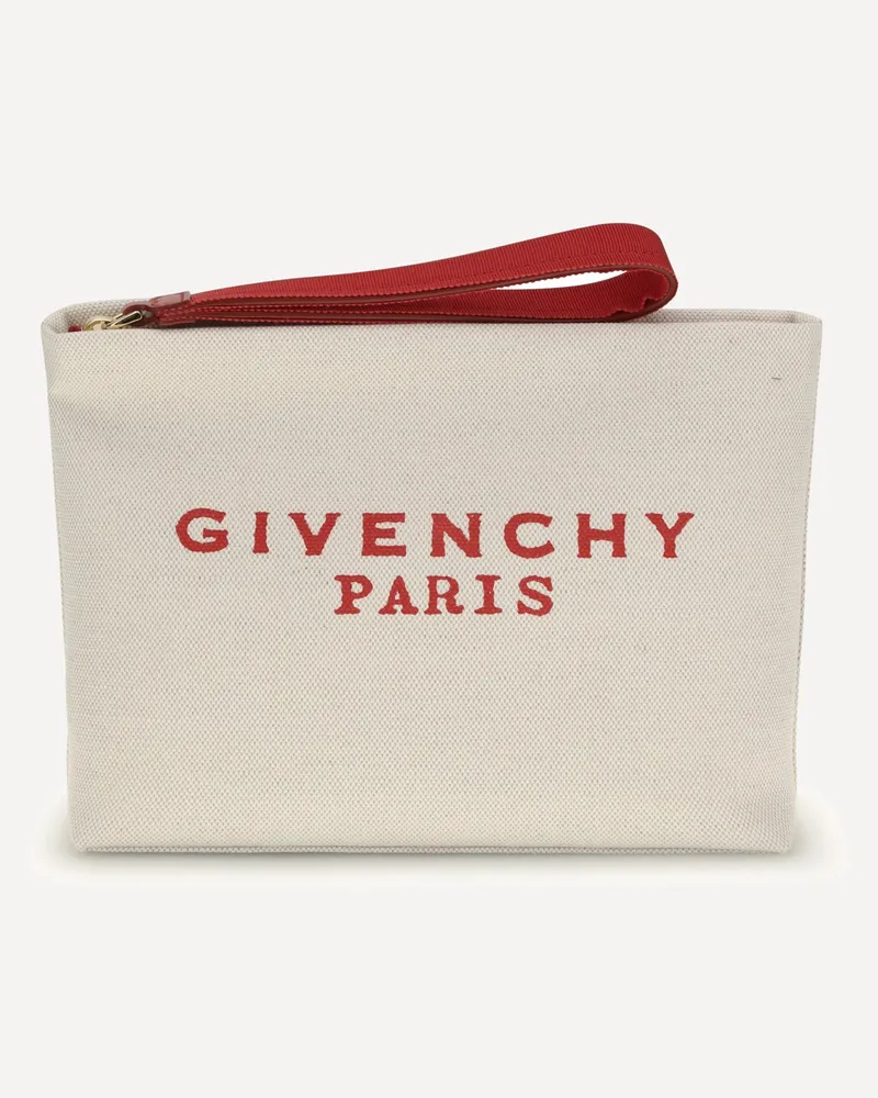 Givenchy Canvas Pochette Female Beige