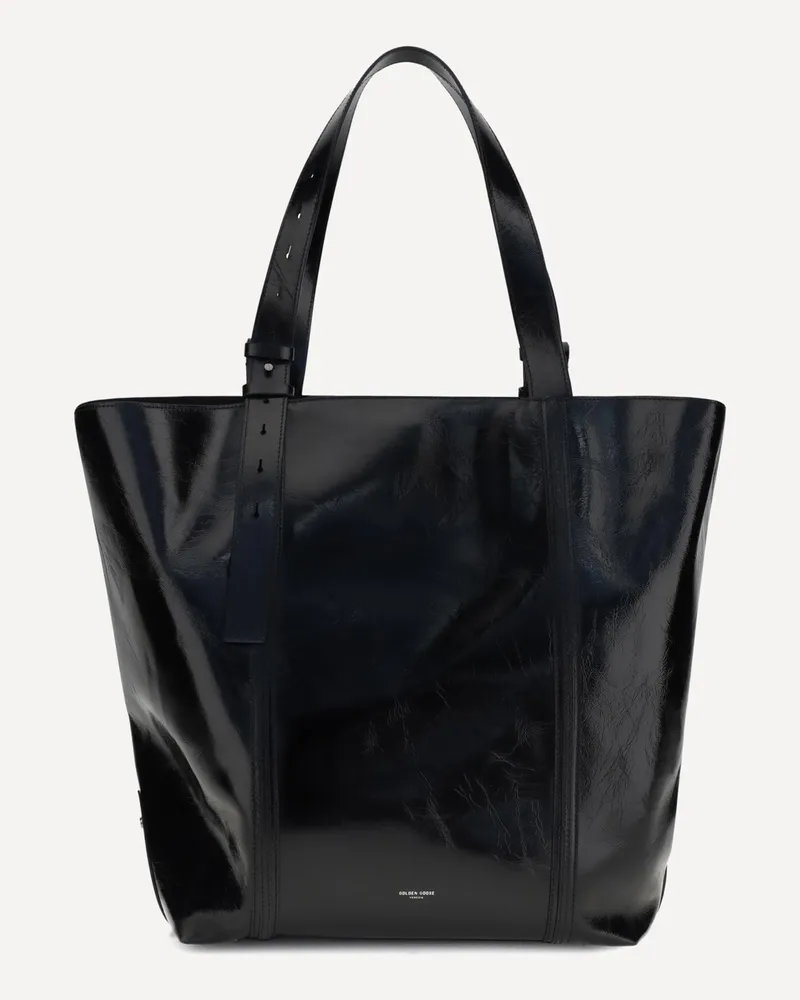 Golden Goose Glossy leather Tote Bag Female Black