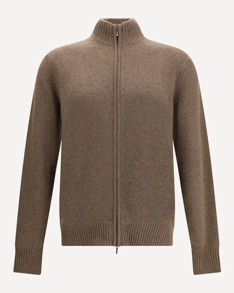 Loro Piana Cashmere Sweater Male Brown