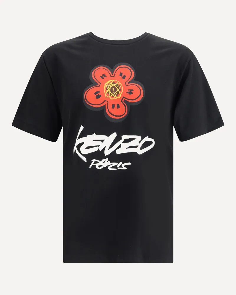 Kenzo Futura 2000 cotton T-Shirt Male Black