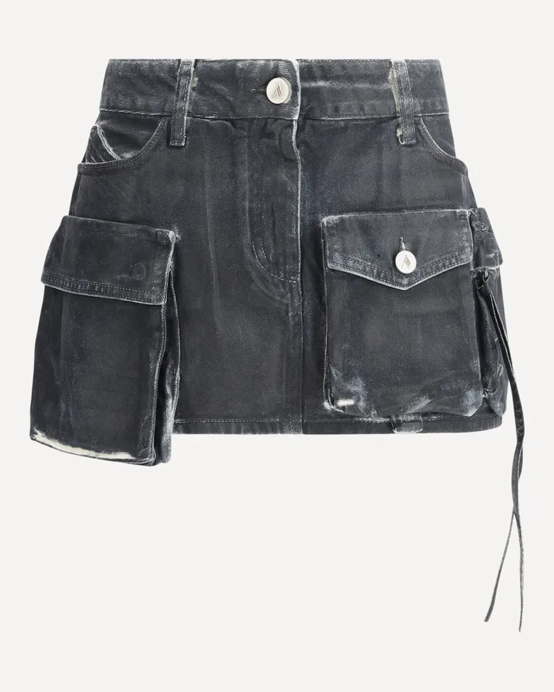 ATTICO Cargo Mini Skirt Female Black