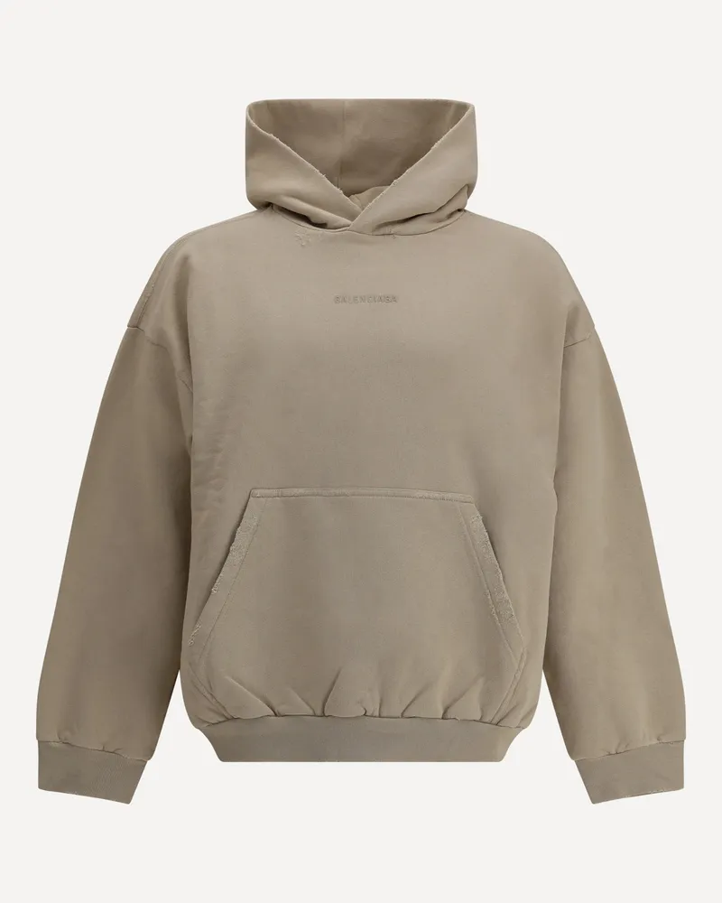 Balenciaga Oversized Hoodie Male Beige