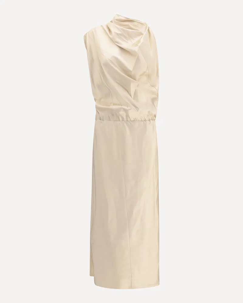 Magda Butrym Satin long Dress Female Cream