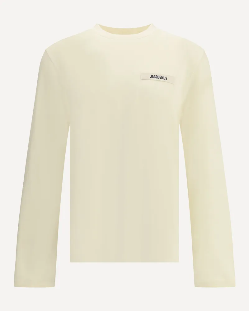 Jacquemus Cotton long sleeve Jersey Male Cream