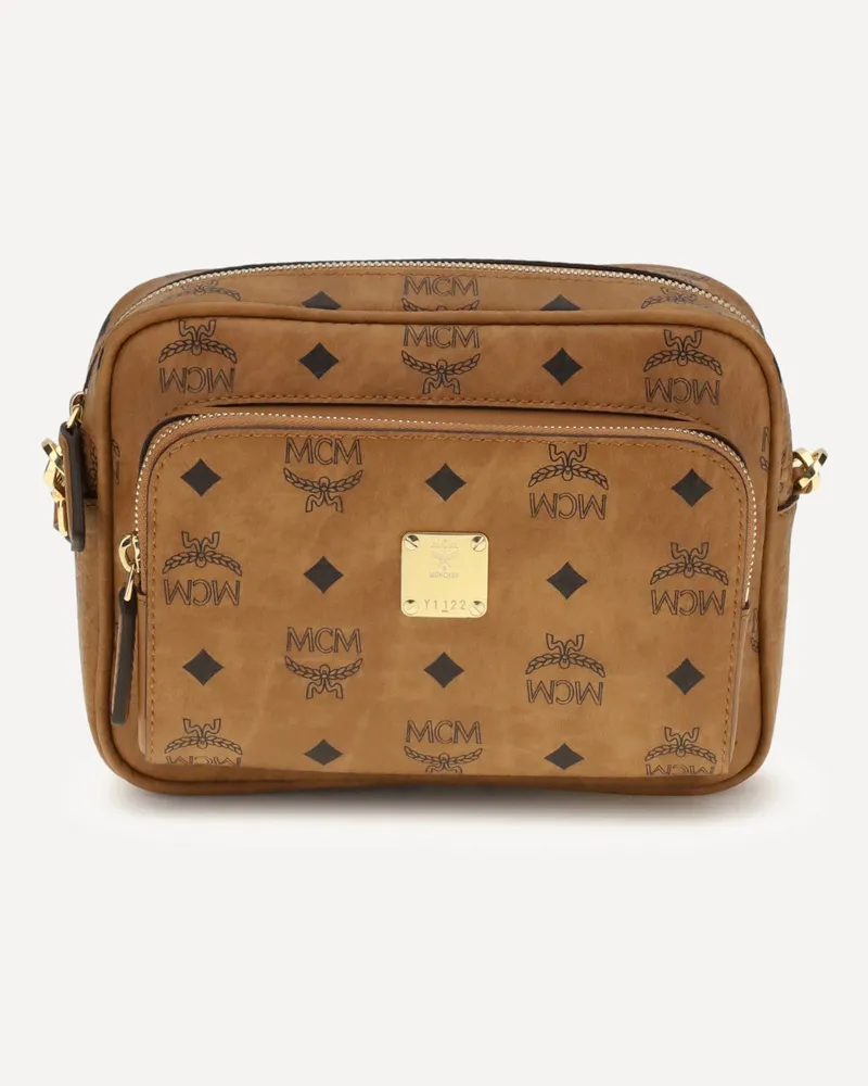 MCM Aren Shoulder Bag Male Brown