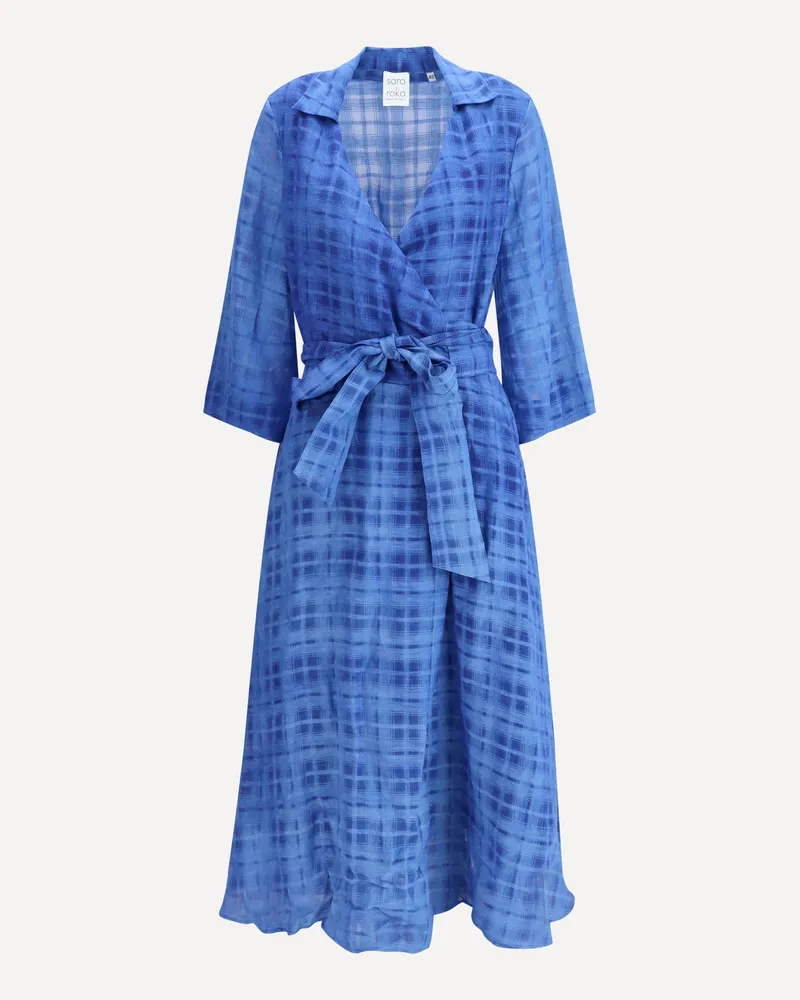 Sara Roka Check chemisier Dress Female Light