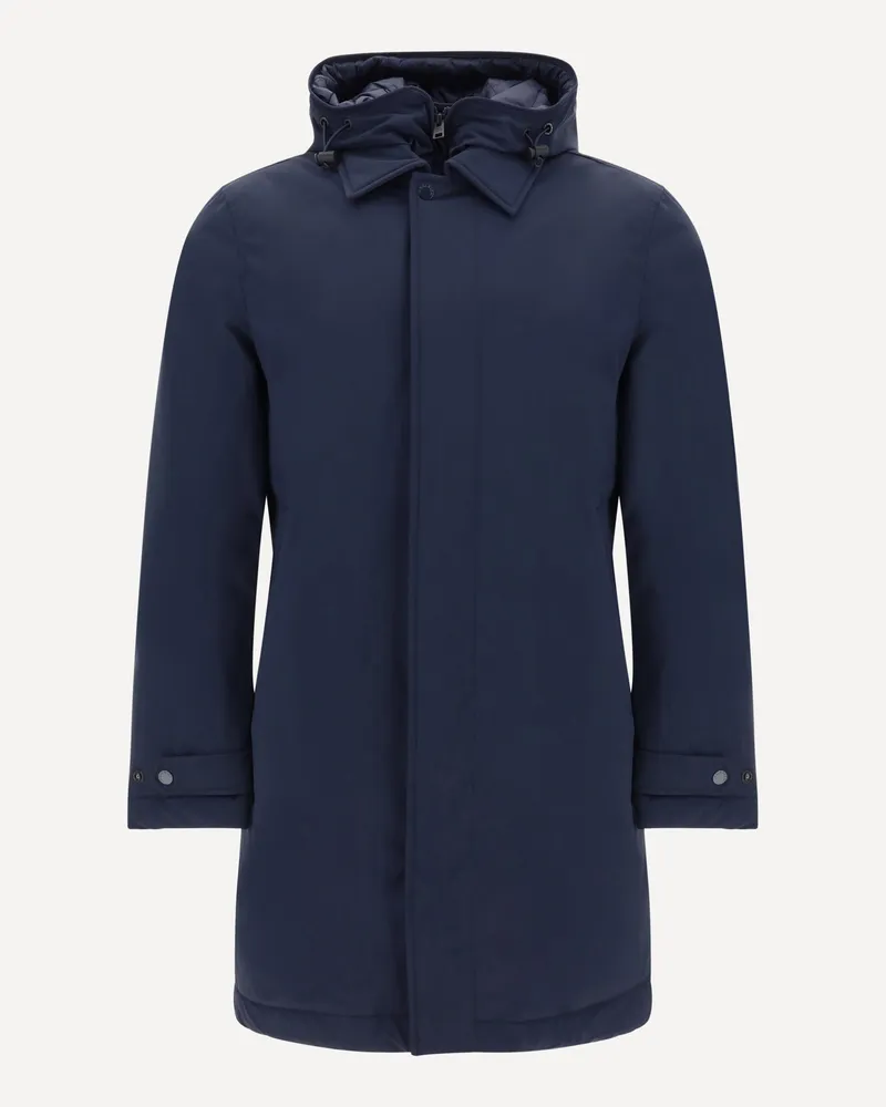Woolrich Carcoat Down Jacket Male Blue