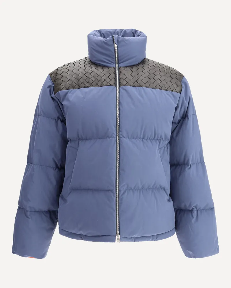 Bottega Veneta Down Jacket Male Blue