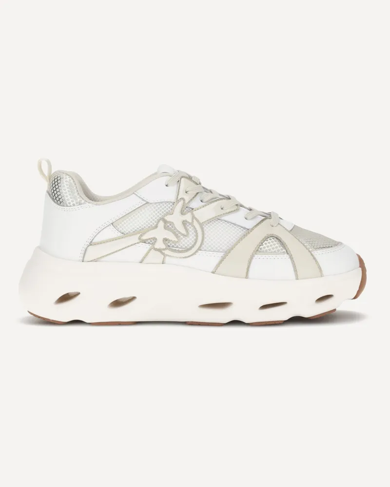 Pinko Pink Sneakers Female White