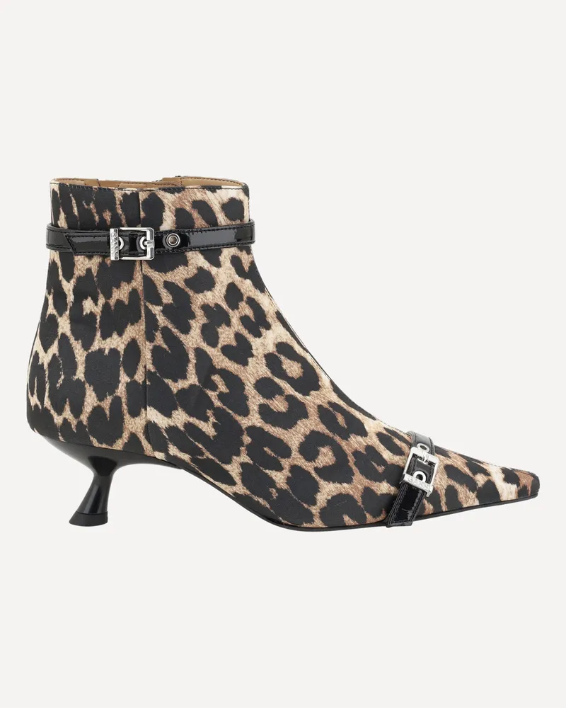 Ganni Eyelets Ankle Boots Female Multicolour