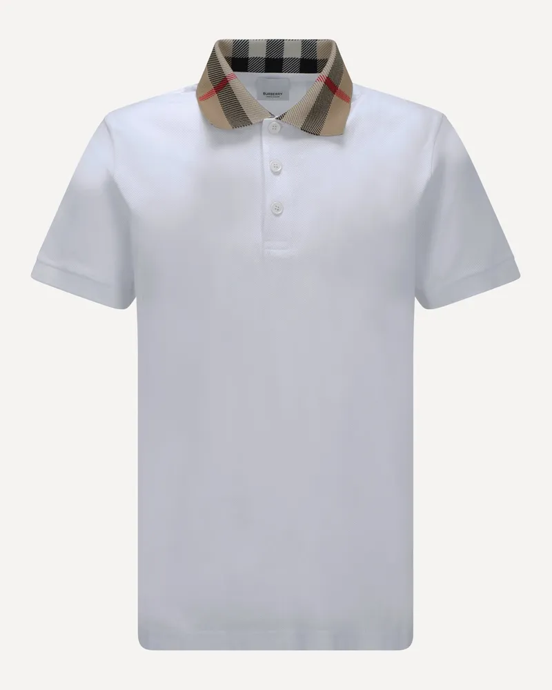 Burberry Cody Polo Shirt Male White