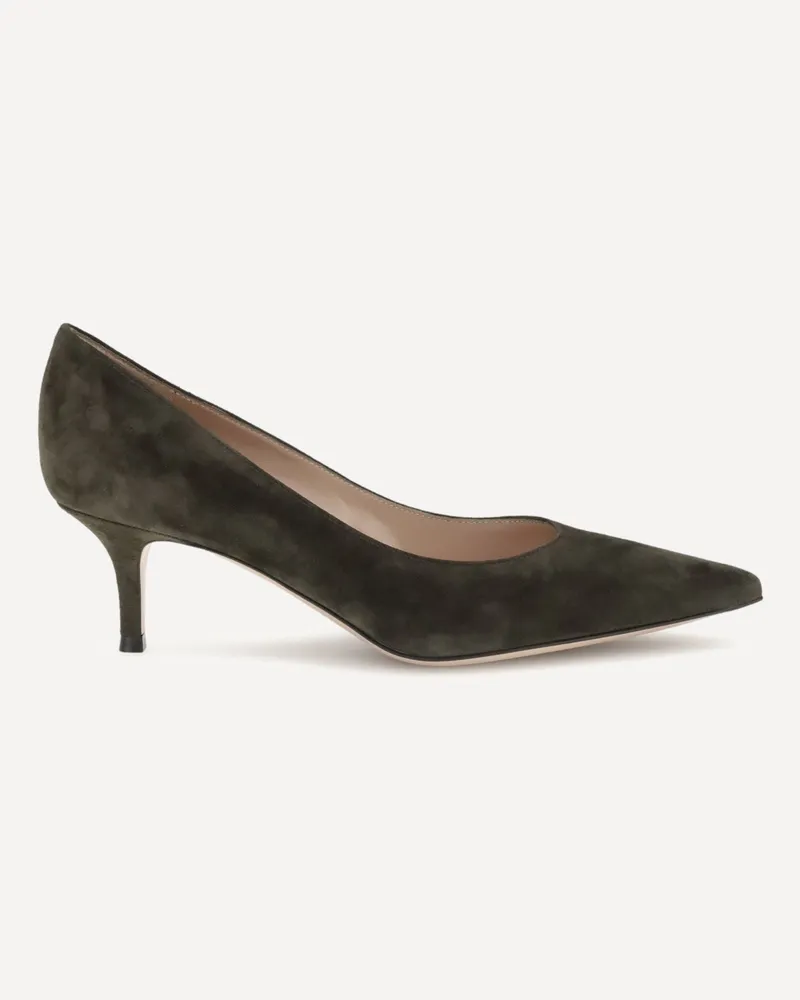 Gianvito Rossi Suede Pumps Female Brown