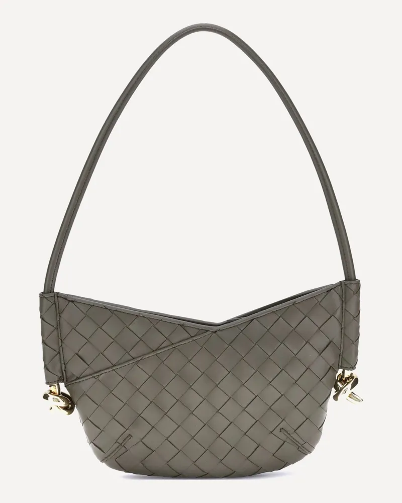 Bottega Veneta Mini Solstice Shoulder Bag Female Grey