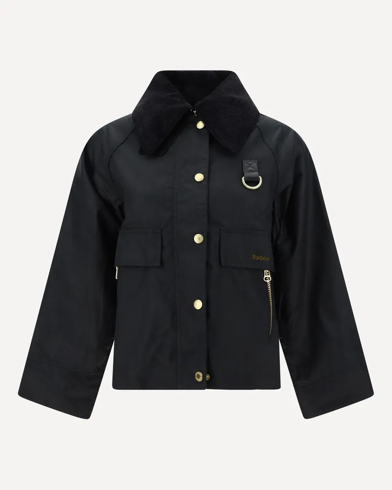 Barbour Catton Wax Jacket Female Black