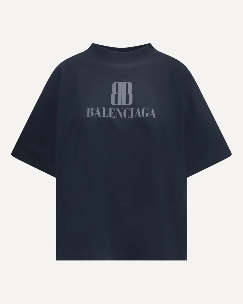 Balenciaga Logo T-Shirt Female Black