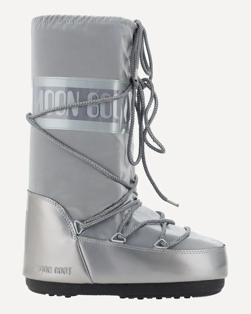 Moon Boot Icon Glance Boots Female Silver