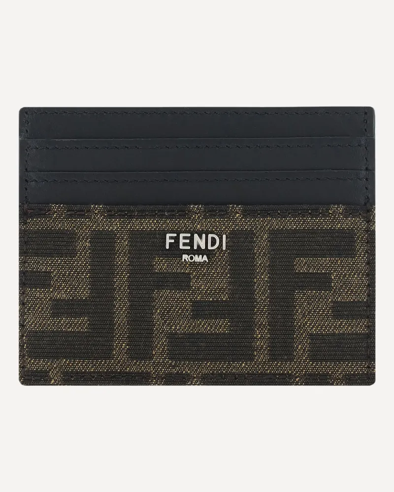 Fendi Card Holder Male Brown