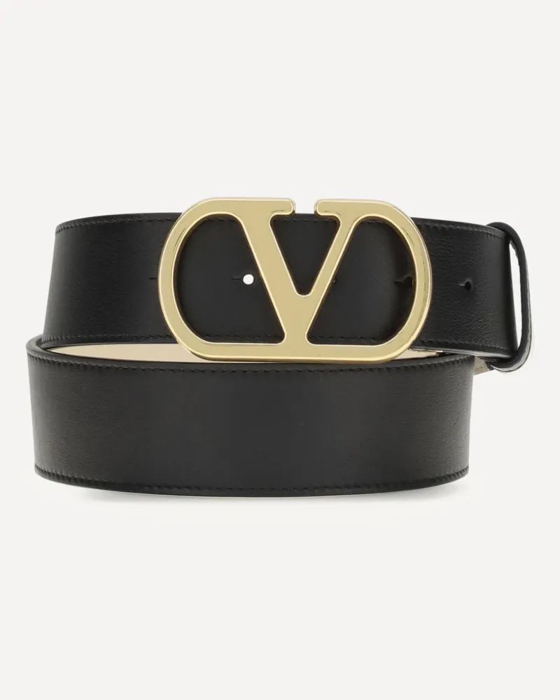 Valentino Garavani Reversible VLogo Belt Female Black