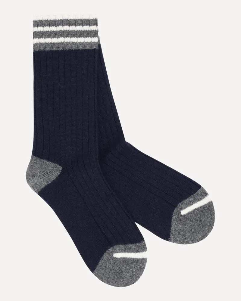 Brunello Cucinelli Cashmere Socks Male Black