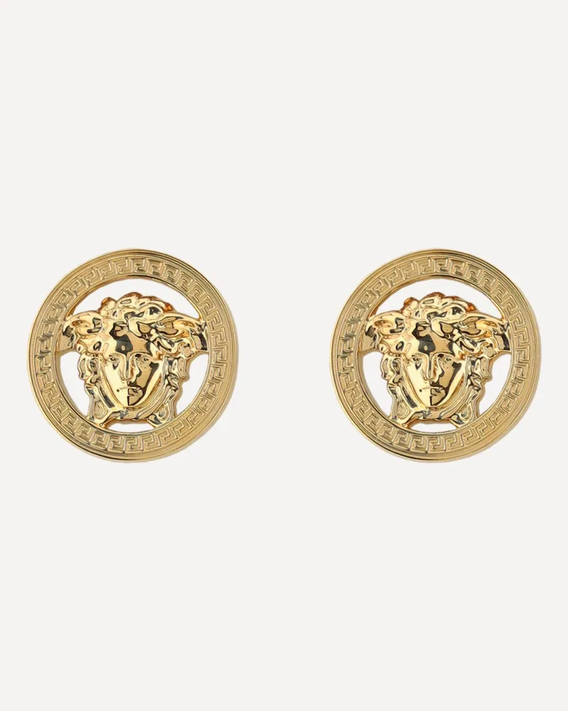 Versace Medusa Earrings Female Gold