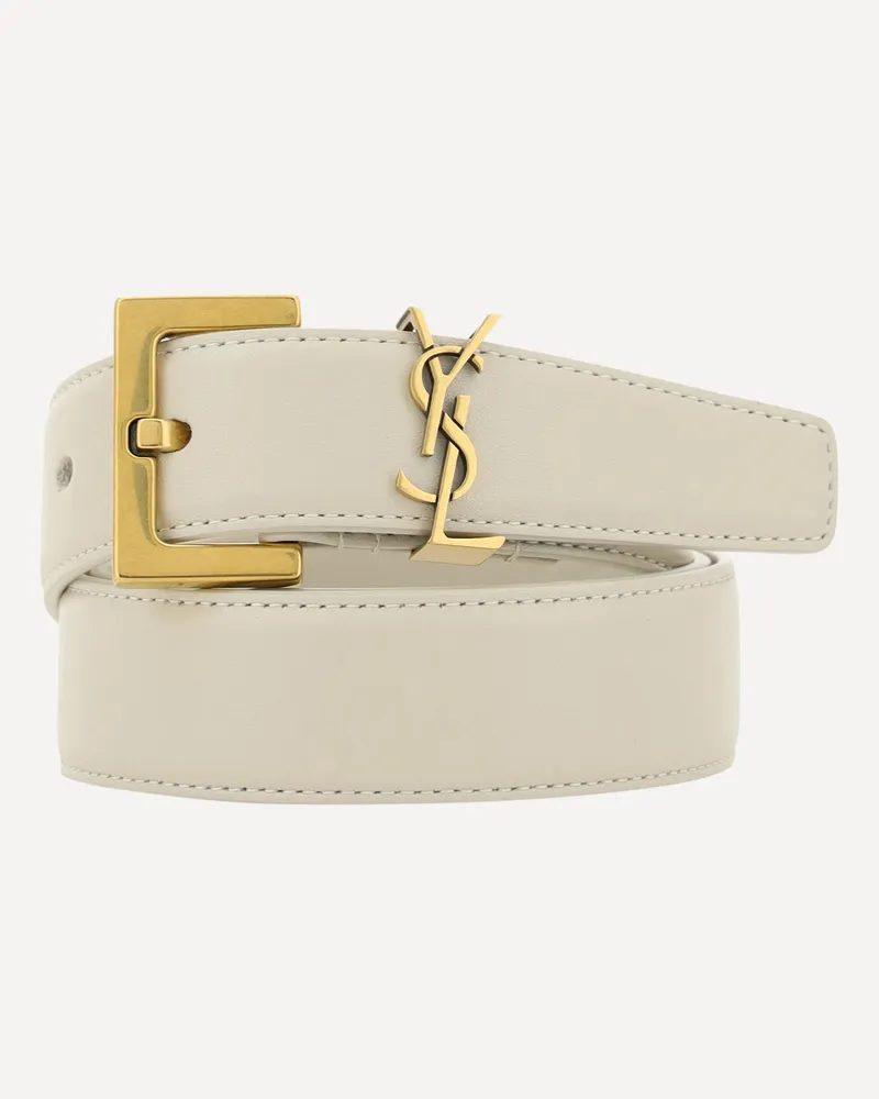 Saint Laurent Belt Female White