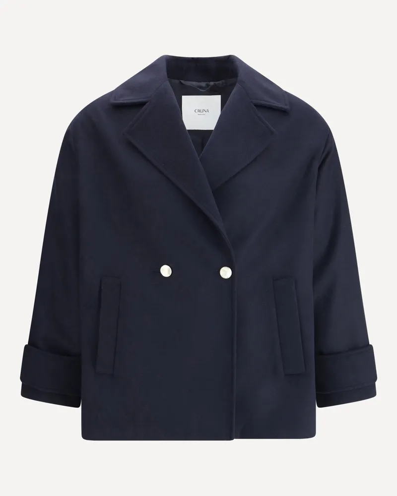 CRUNA Midi Coat with button closure Female Blue