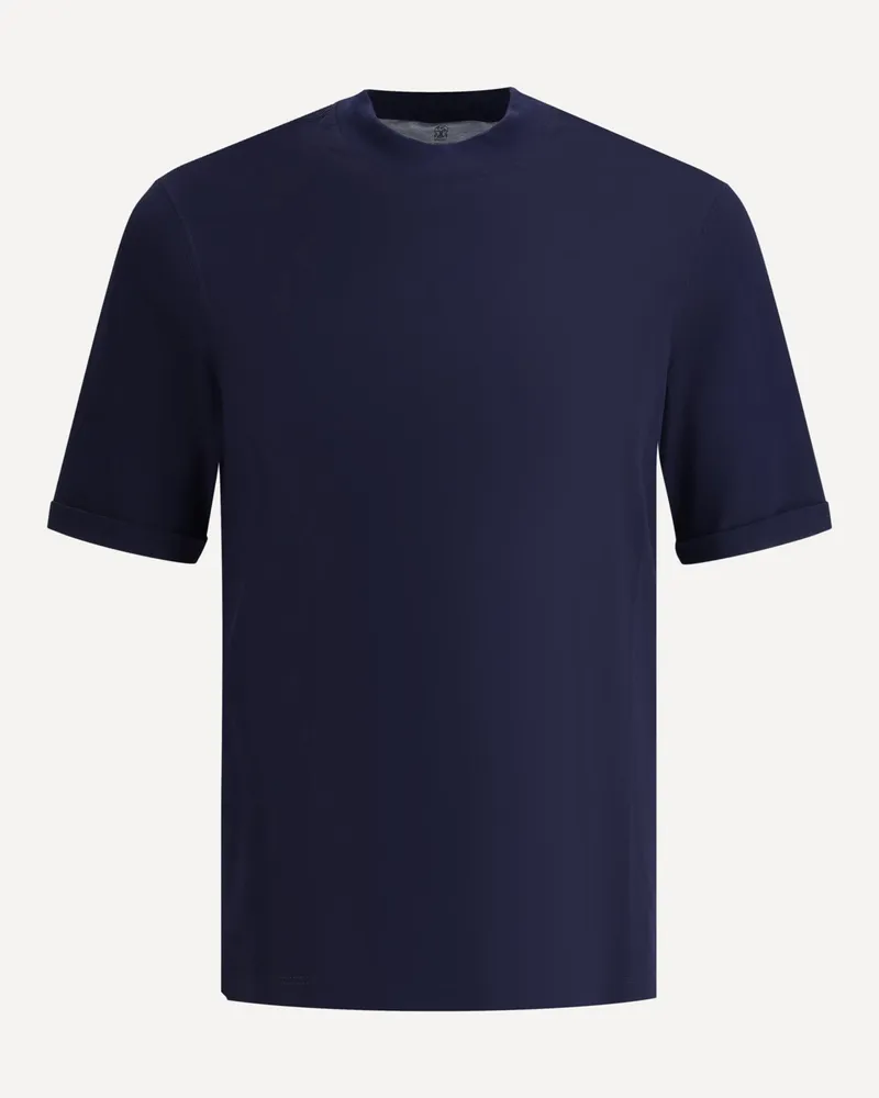 Brunello Cucinelli Monochrome T-Shirt Male Blue
