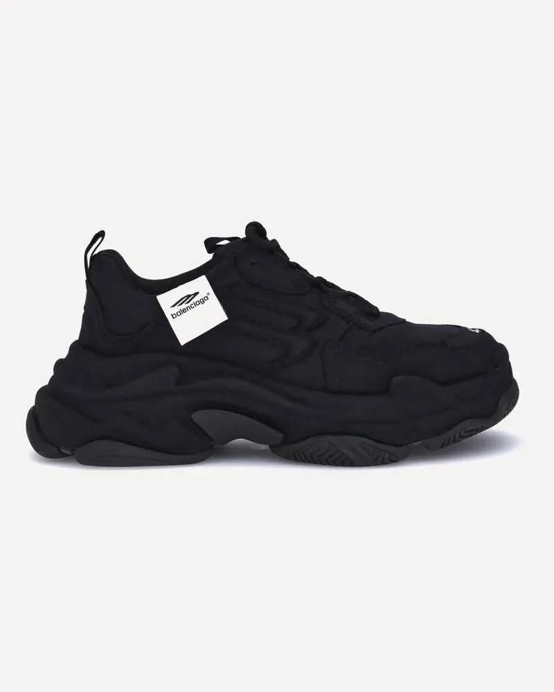 Balenciaga Fabric Sneakers Male Black
