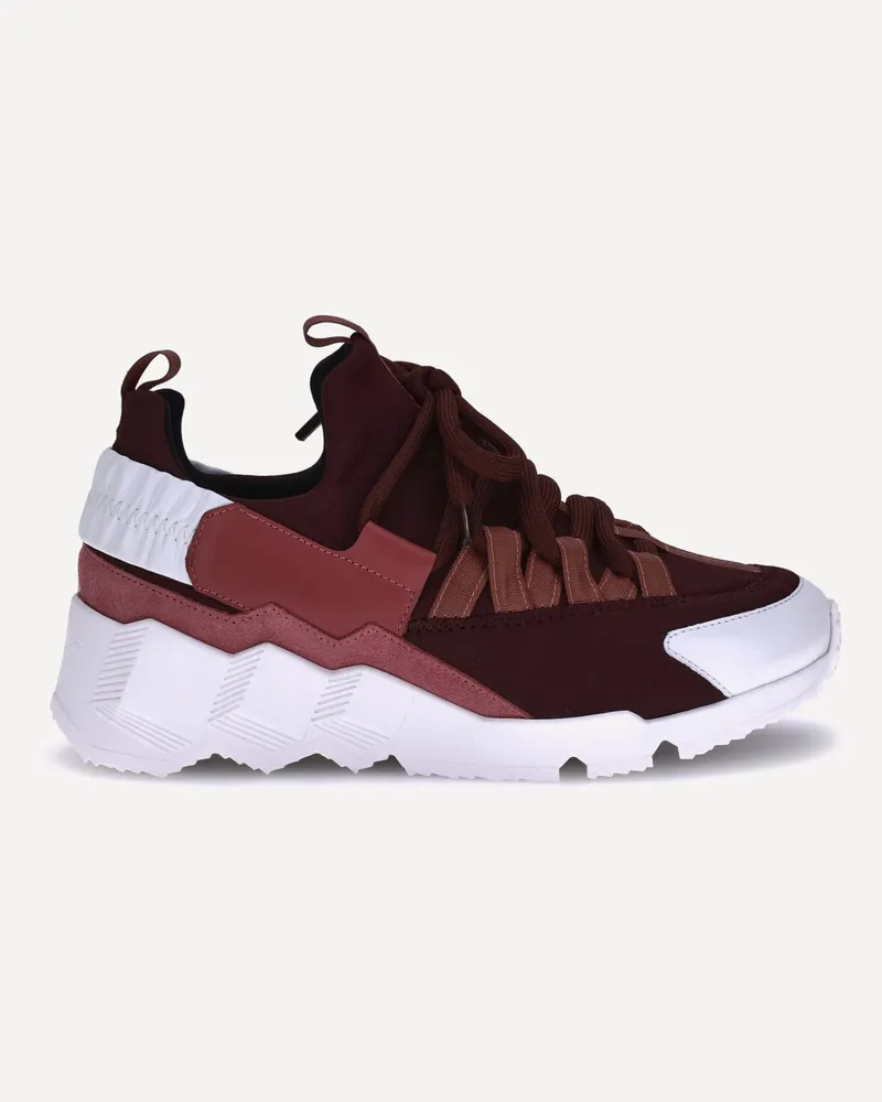 Pierre Hardy Trek Cosmetic Sneakers Female Bordeaux