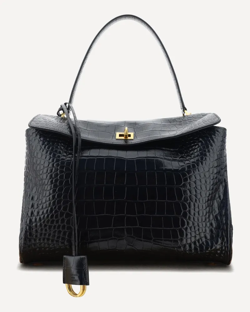 Balenciaga Rodeo Medium Handbag Female Black