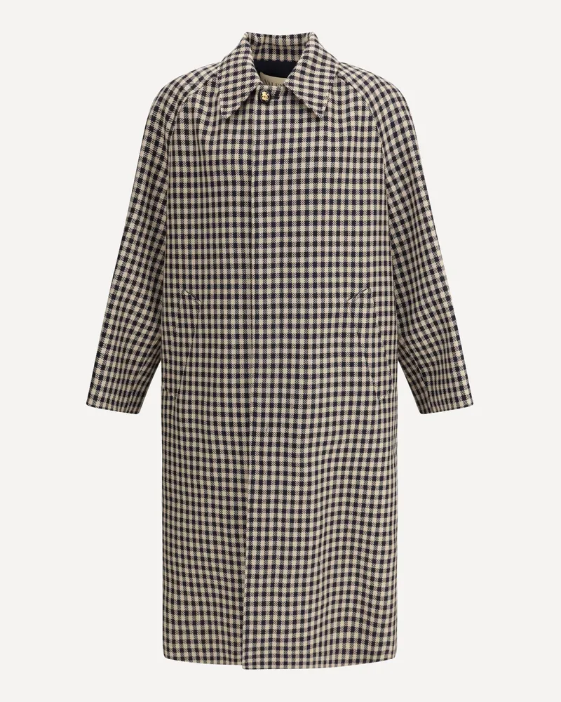 Valentino Garavani Vichy check Coat Male Multicolour