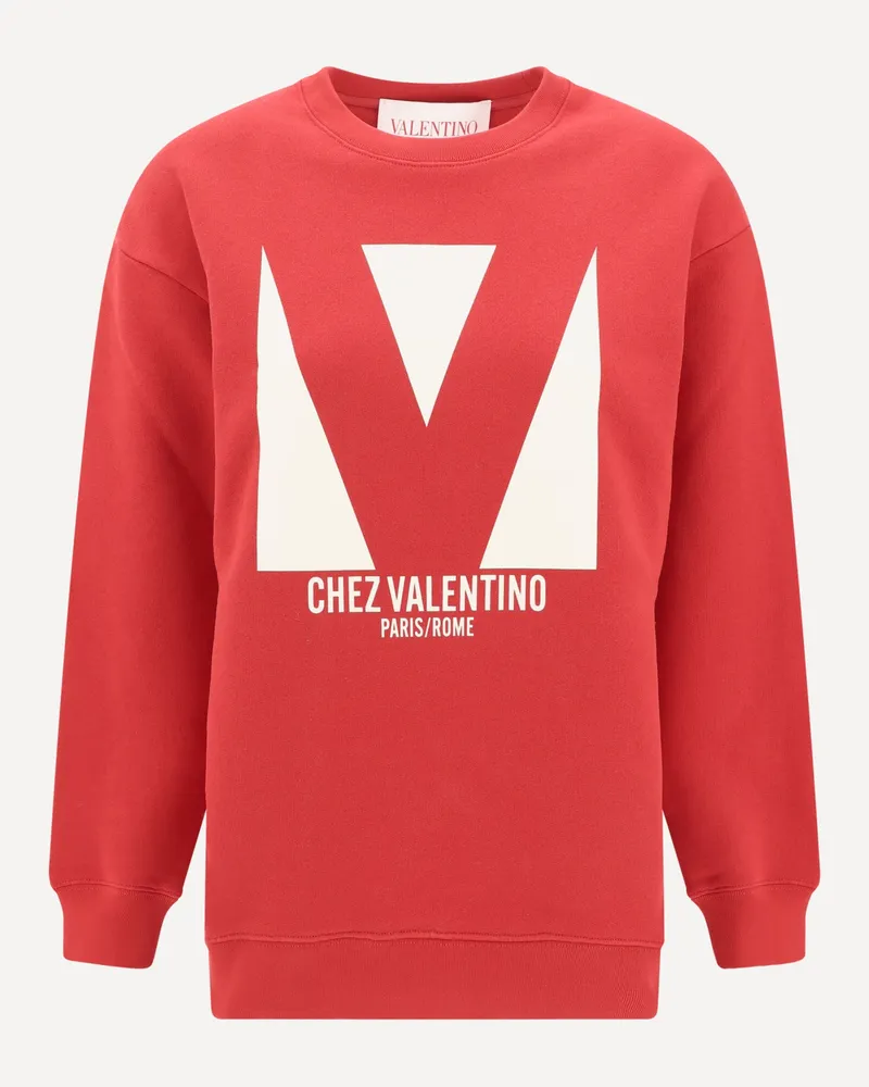 Valentino Garavani Maxi logo Sweatshirt Female Red