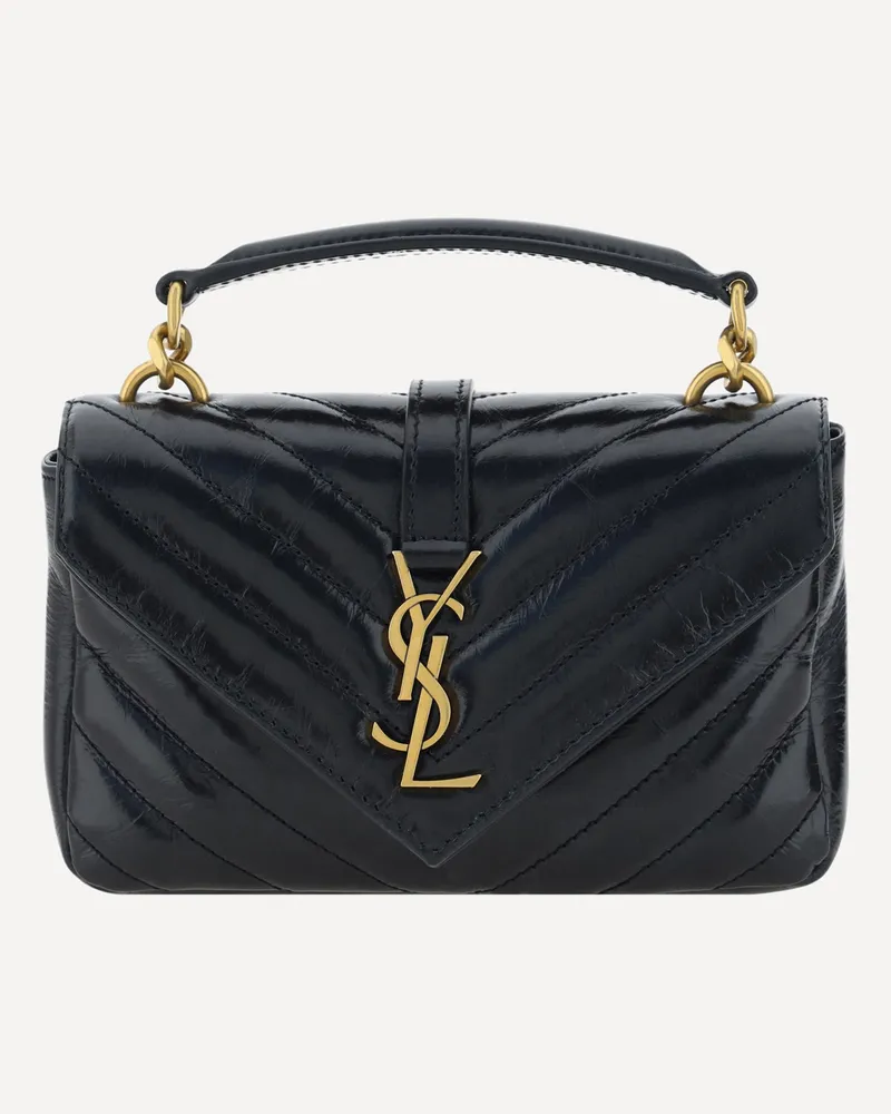 Saint Laurent Logoed Shoulder Bag Female Black