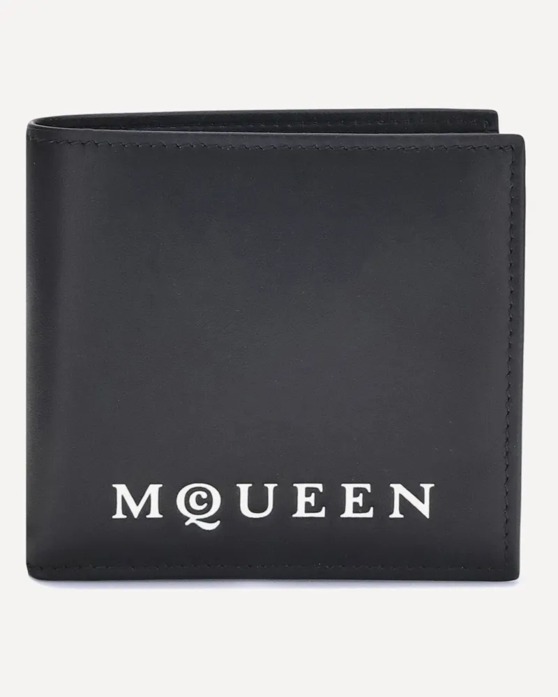 Alexander McQueen Logoed Wallet Male Black