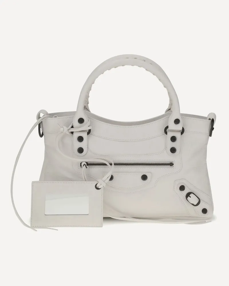 Balenciaga Le City First Handbag Female White