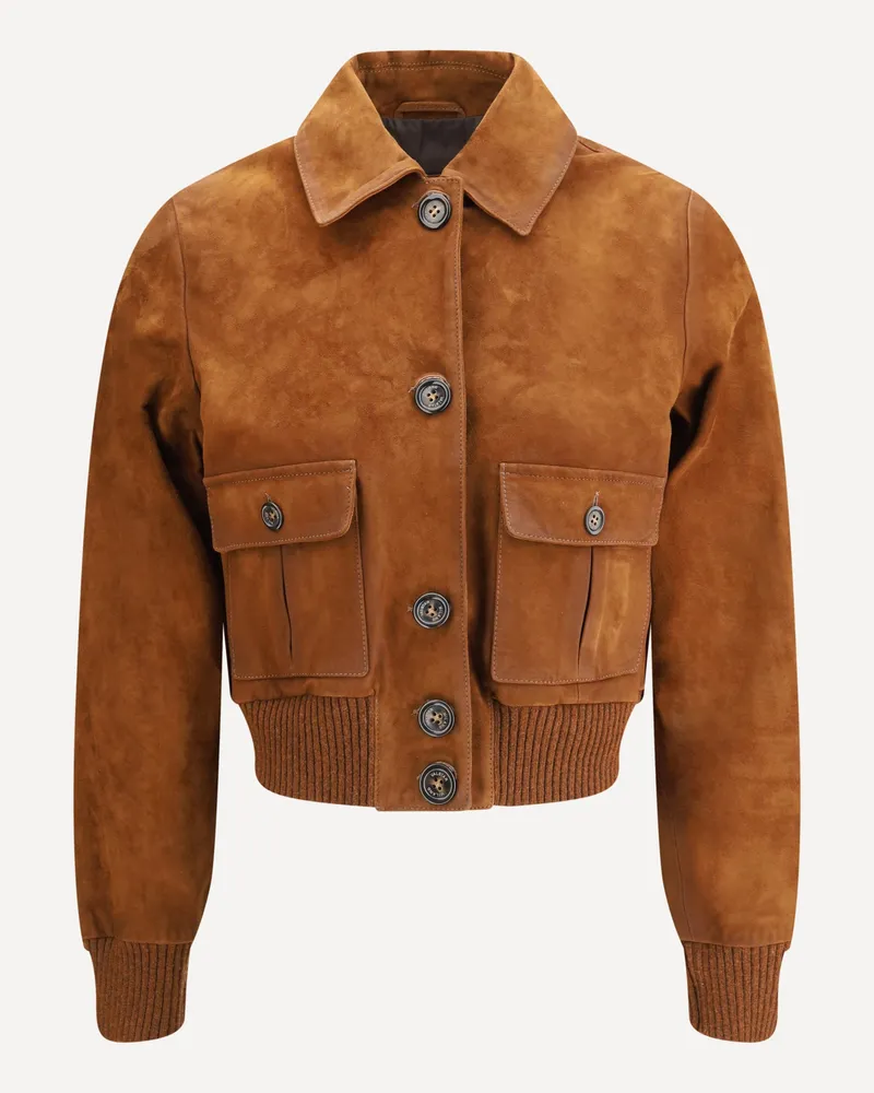 Valstar Suede leather Jacket Female Brown